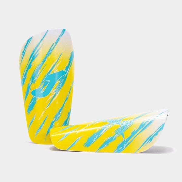 SPIDER SHIN GUARDS YELLOW FLUOR TURQUOISE - 401673.067L_367095