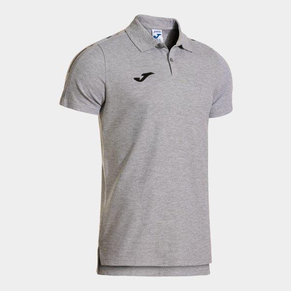 OLIMPIADA SHORT SLEEVE POLO MELANGE GRAY - 104358.2512XL_400940