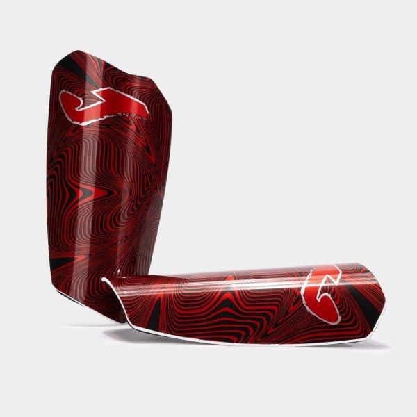 SPARTAN SHIN GUARDS RED BLACK - 401674.106L_405148