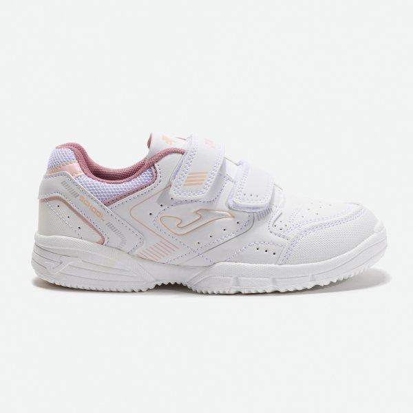 W.SCHOOL JR 2529 WHITE PINK - WSCHOW2529V22_372600