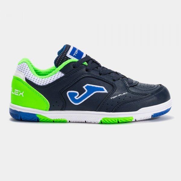 TOP FLEX JR 2533 NAVY BLUE FLUOR GREEN INDOOR - TPJW2533INS23_428073