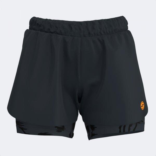 INDOOR GYM SHORT BLACK ORANGE | 902887.100 - 902887.100M_453787