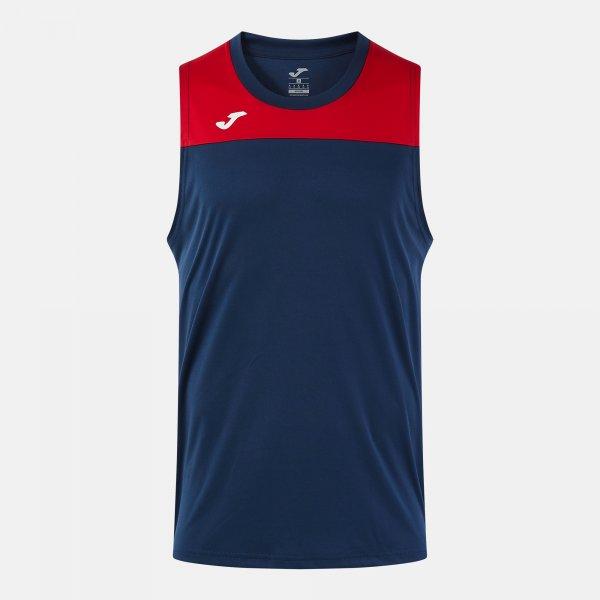 PHOENIX III SLEEVELESS SHIRT DARK NAVY RED | 105197.336 - 105197.33610 (3XS)_459761