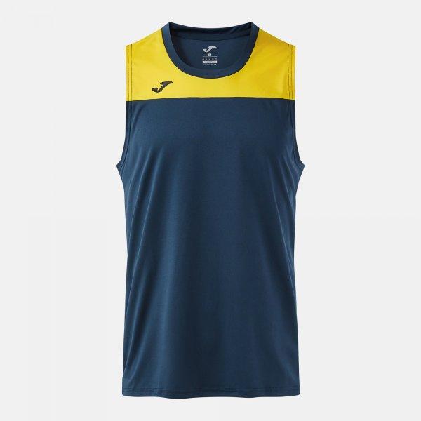 PHOENIX III SLEEVELESS SHIRT DARK NAVY YELLOW | 105197.339 - 105197.33910 (3XS)_459776