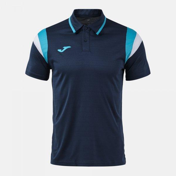 TERRA SHORT SLEEVE POLO DARK NAVY FLUOR TURQUOISE | 105215.342 - 105215.3422XL_460250
