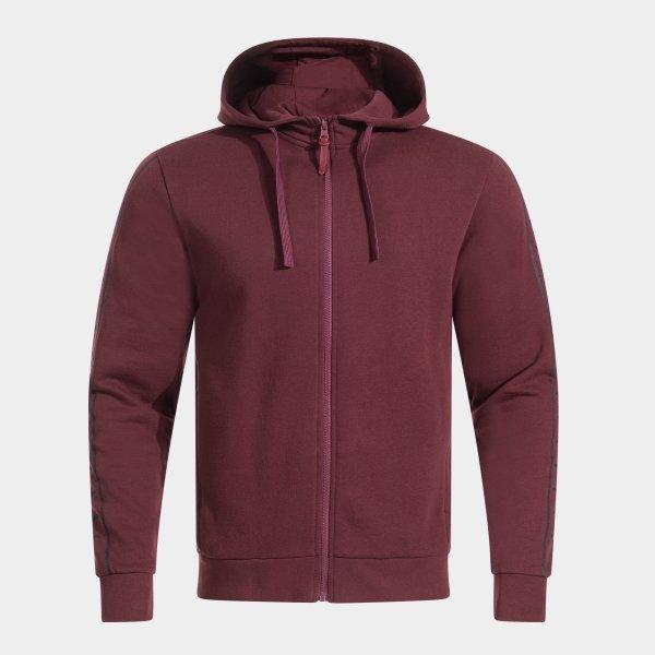 ICONO STREET ZIP-UP HOODIE BURGUNDY BLACK | 104234.680 - 104234.68010 (3XS)_456473