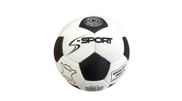 Futbalová lopta S-Sport Classic koža - CLASSIC