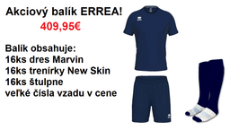 Akciový balík Errea Marvin / New Skin - 16ks! - ERREA_16_MARVIN