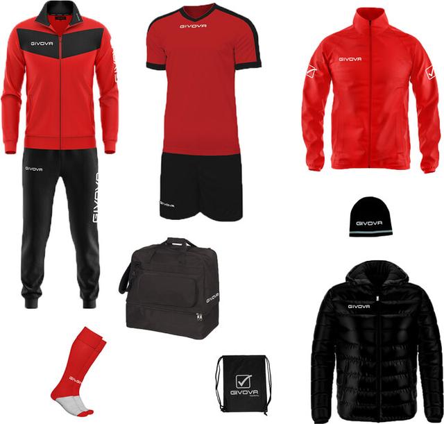 BOX VITTORIA PREMIUM červená-čierna - 7510-xl