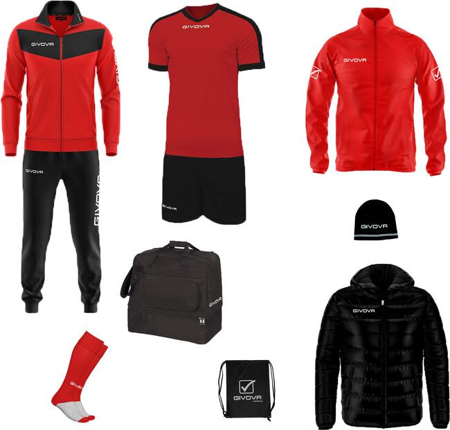 BOX VITTORIA PREMIUM červená-čierna - 7510-xl