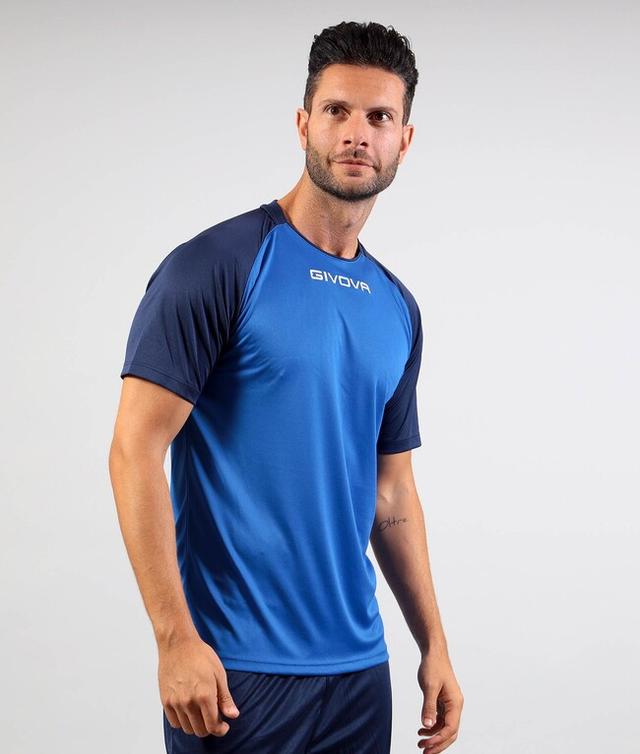 SHIRT CAPO INTERLOCK AZZURRO/BLU - MAC03-0204-M
