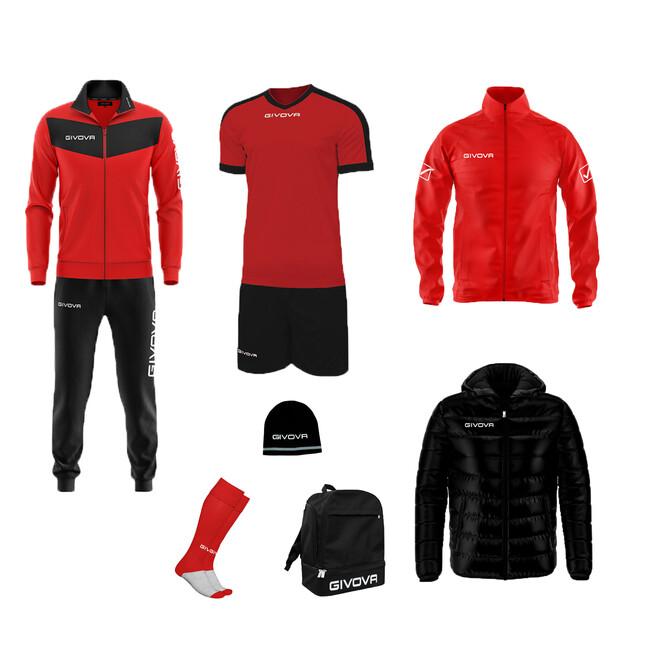 BOX GIVSPORT červená-čierna - 6563-xl