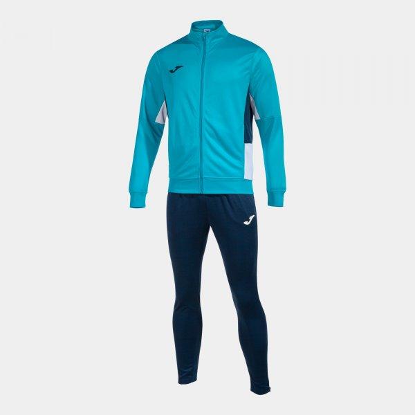 DANUBIO II TRACKSUIT FLUOR TURQUOISE NAVY WHITE - 103122.013-M