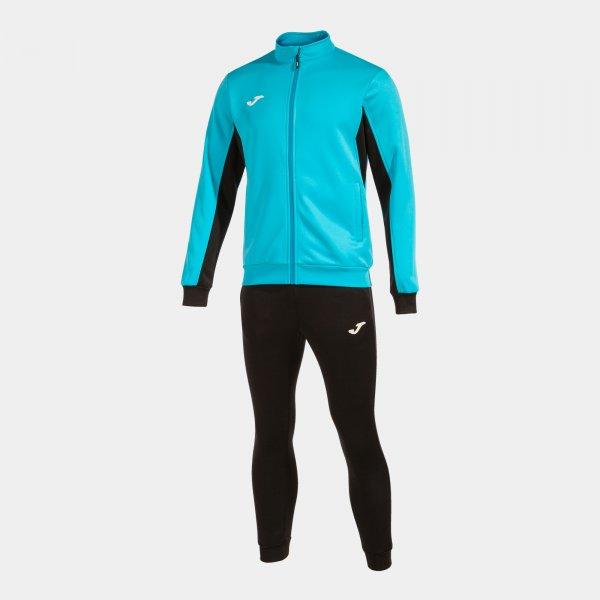 DERBY TRACKSUIT FLUOR TURQUOISE BLACK - 103120.011-2XS