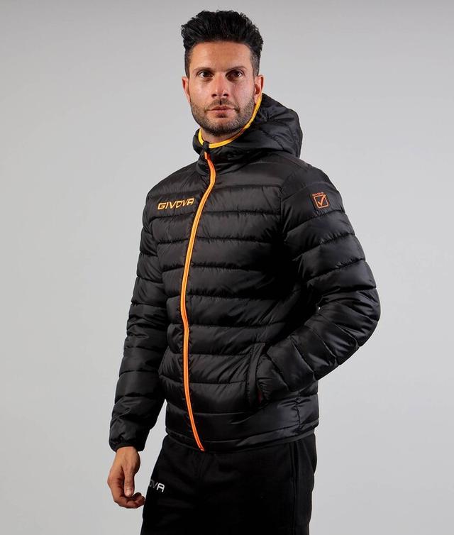 GIUBBOTTO OLANDA NERO/ARANCIO FLUO - G013-1028-L