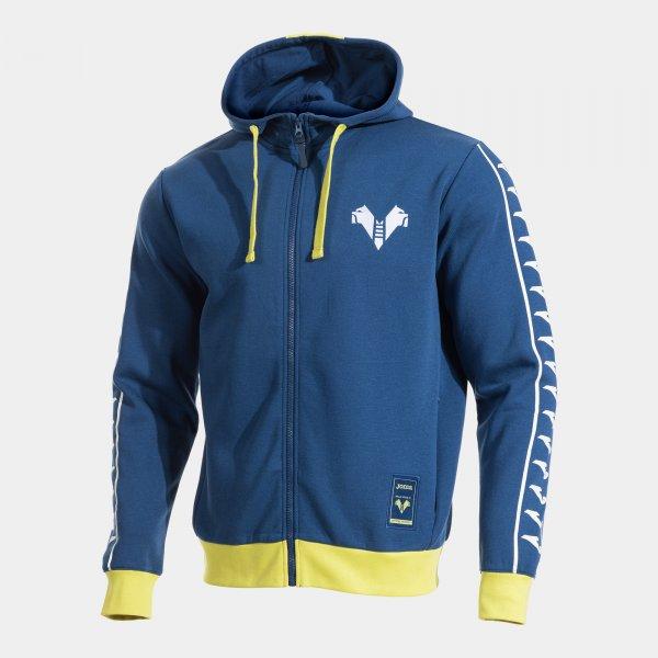 HELLAS VERONA ZIP-UP HOODIE NAVY BLUE YELLOW - 104068.309-XL