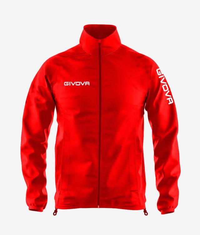 RAIN JACKET WIND ROSSO/BIANCO - RJW01-1203-L