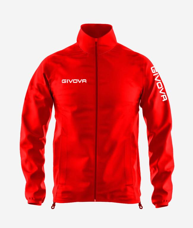 RAIN JACKET WIND ROSSO/BIANCO - RJW01-1203-L