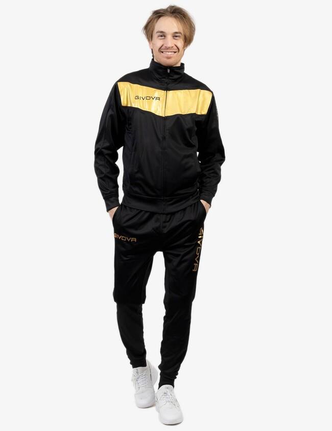 TUTA VISA TRIACETATO NERO/ORO - TR018-1020-3XL