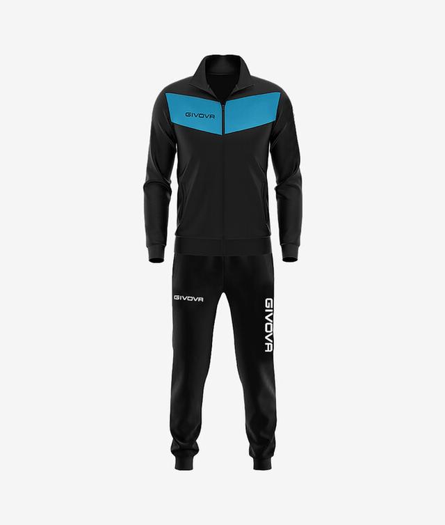 TUTA VISA TRIACETATO NERO/TURCHESE - TR018-1024-XL