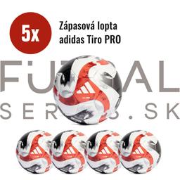 5x zápasová lopta adidas TIRO Pro - HT2428-sada