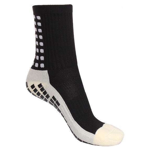 Protišmykové futbalové ponožky - sox-čierne