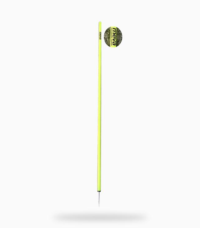 Slalomová tyč s hrotom MEVA farba fluo žltá – 160cm - slalomova-tyc