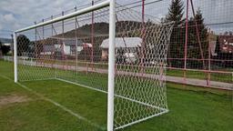 Set( 2 ks) exkluzívnych futbalových sieti PA6mm- dizajn plastu medu - PA6mm-7,5x2,5x2x2m