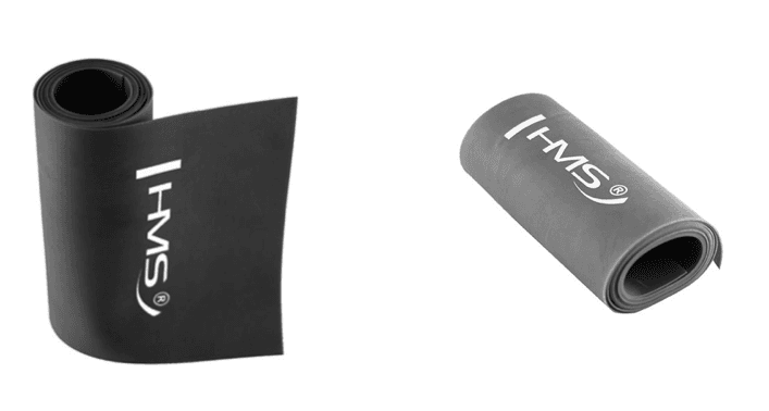 Fitness guma TPO1 HMS 17-8-295-6 - 17-8-296/šedá