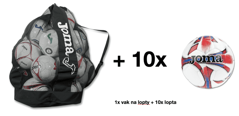 Sada vak + 10x lopta JOMA DALI 400083TEAM/14 - 400083TEAM/14