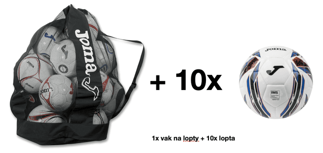 Sada vak + 10x lopta JOMA NEPTUNE 400355TEAM/14 - 400355TEAM/14/4