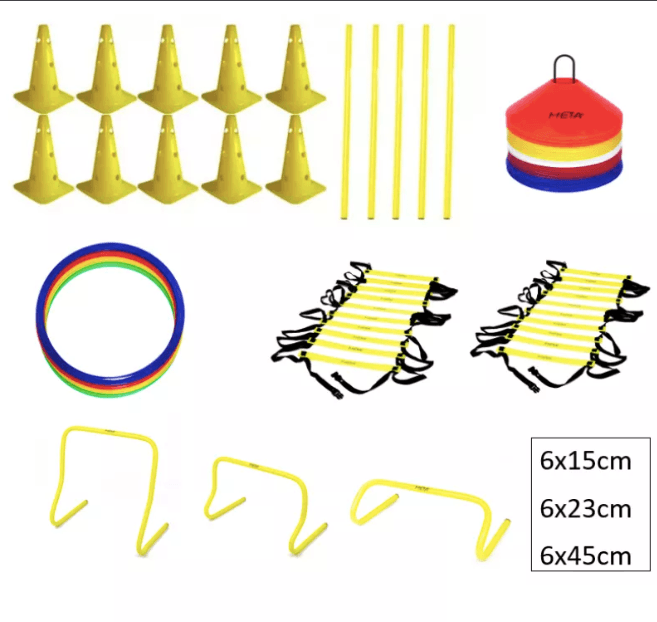 SADA KOORDINAČNÝCH TRÉNINGOVÝCH POMÔCOK META setmeta003 - setmeta003