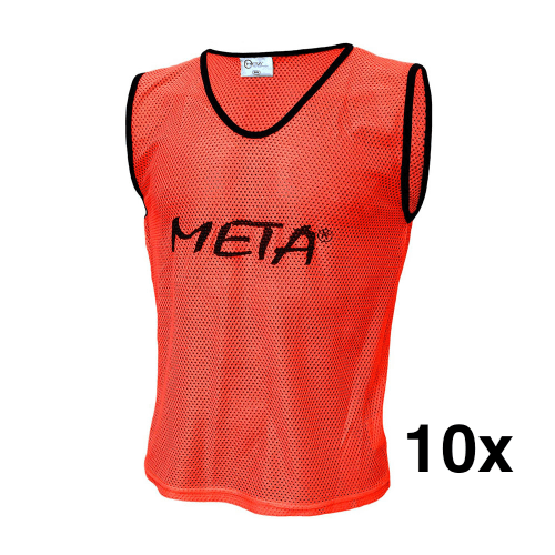 Sada 10x rozlišovací dres META oranžový - 1900131000_10x/S