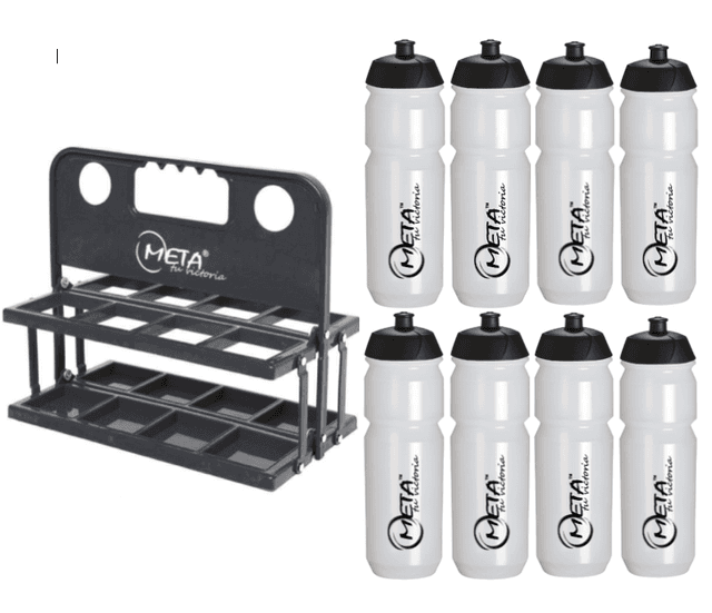 SADA FĽAŠIEK S DRŽIAKOM META 8KS 750ML - ms0008/8ks