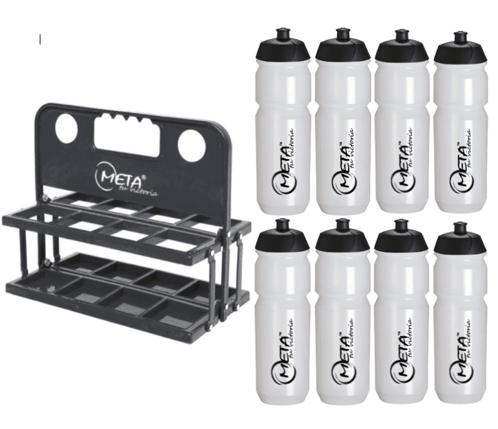 SADA FĽAŠIEK S DRŽIAKOM META 8KS 750ML - ms0008/8ks