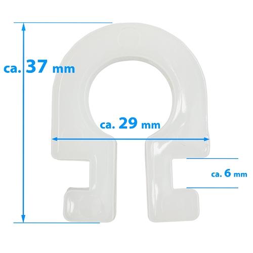 Sada plastových úchytov na sieť 1588 - 1588