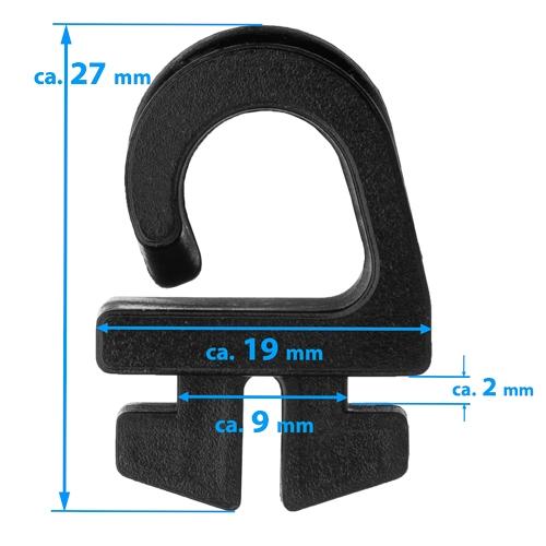 Sada plastových úchytov na sieť 2071 - 2071