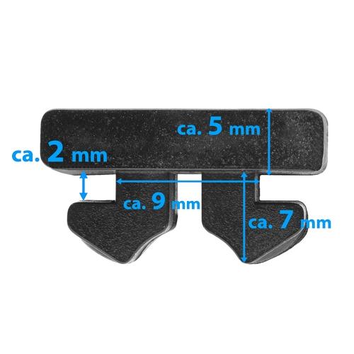 Sada plastových úchytov na sieť 2072 - 2072