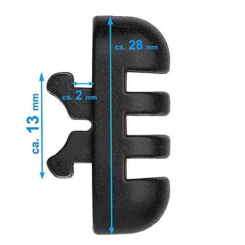 Sada plastových úchytov na sieť 2073 - 2073