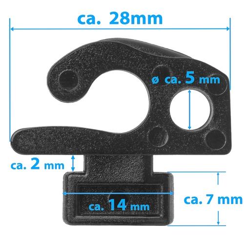 Sada plastových úchytov na sieť 2116 - 2116