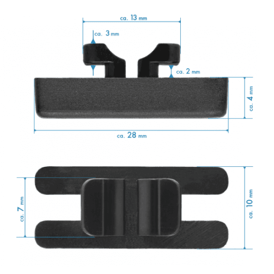 Sada plastových úchytov na sieť 3935 - 3935