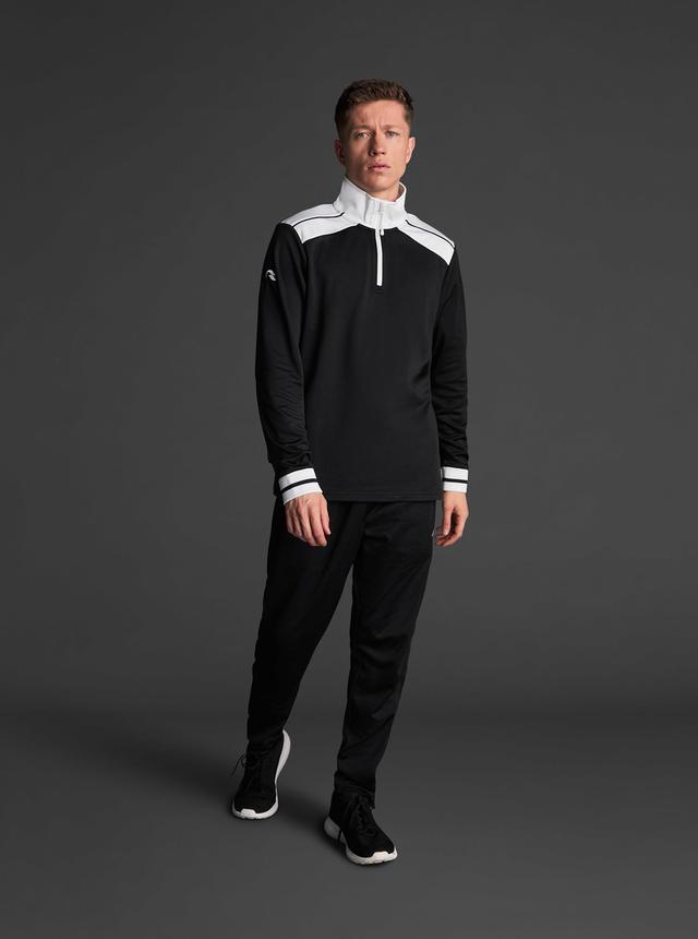 Mikina Musai Ishi MU0308B/W - MU0308/4/čierna-biela