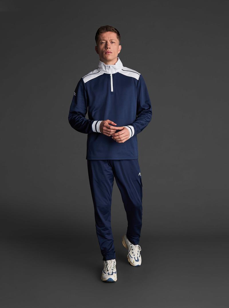 Mikina Musai Ishi MU0308N/W - MU0308/4/námor.-biela