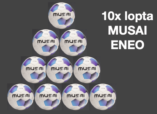 Sada 10x tréningová lopta MUSAI ENEO - 10xMU2803/4