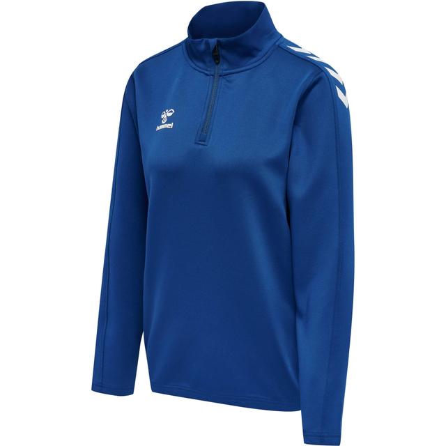 HUMMEL Dámska mikina HMLCORE XK HALF ZIP SWEAT WOMAN TRUE BLUE - 211945-7045-XS
