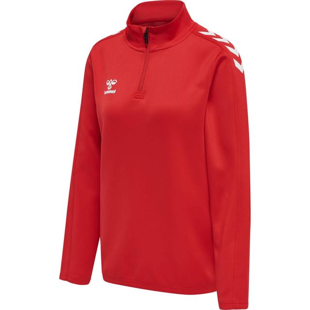 HUMMEL Dámska mikina HMLCORE XK HALF ZIP SWEAT WOMAN TRUE RED - 211945-3062-XS
