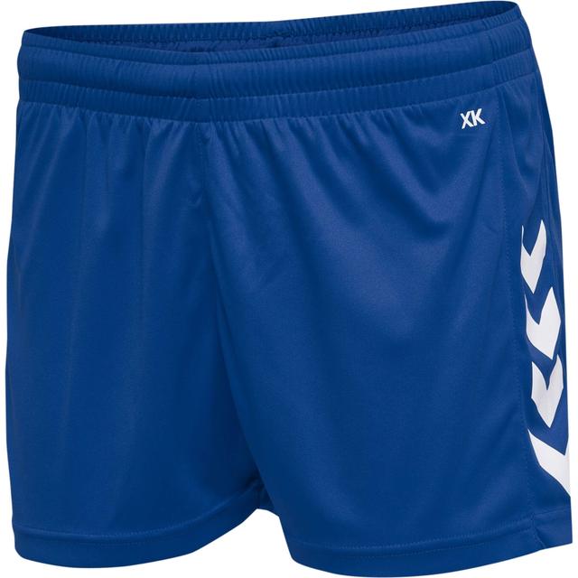HUMMEL Dámske športové trenky HMLCORE XK POLY SHORTS WOMAN TRUE BLUE - 211468-7045-XS