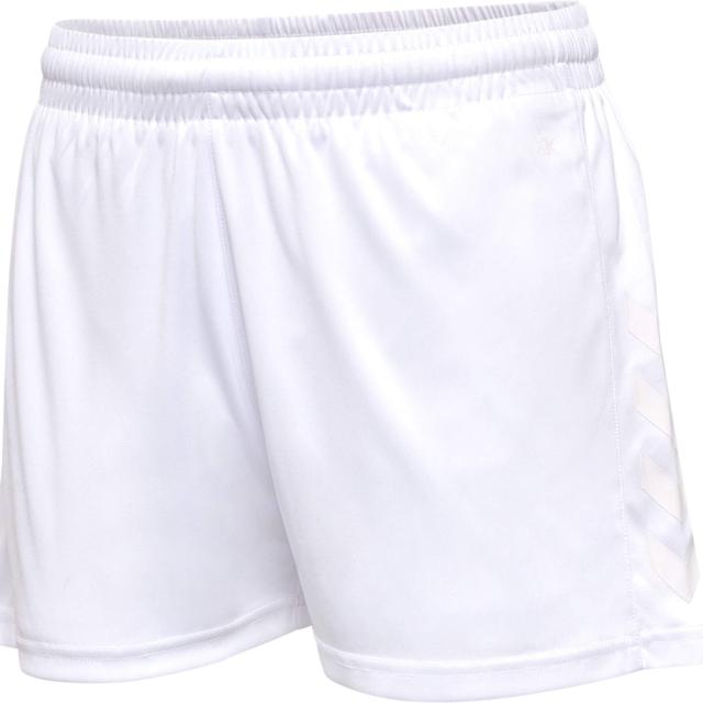 HUMMEL Dámske športové trenky HMLCORE XK POLY SHORTS WOMAN WHITE/ WHITE - 211468-9425-XS