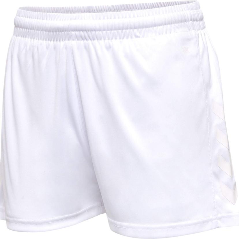 HUMMEL Dámske športové trenky HMLCORE XK POLY SHORTS WOMAN WHITE/ WHITE - 211468-9425-XS