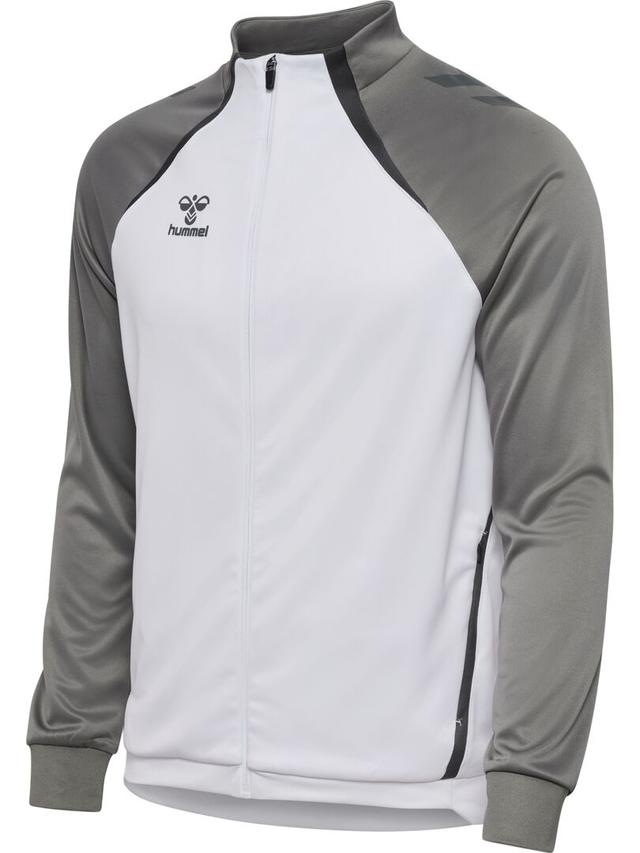 HUMMEL Mikina hmlLEAD 2.0 TRACK ZIP JACKET white steel gray - 223773-9396-116